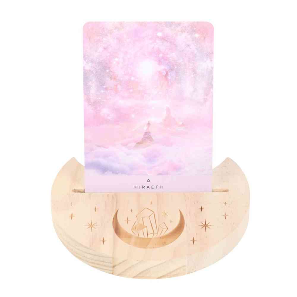 Something Different - Natural Crescent Moon Tarot Card stand - Multicolours